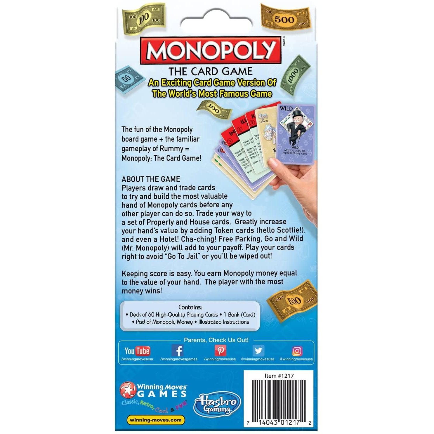 Winning Moves-Monopoly The Card Game-1217-Legacy Toys