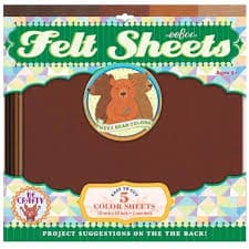 eeBoo-Felt Sheets Assortment-ASFT54-Legacy Toys