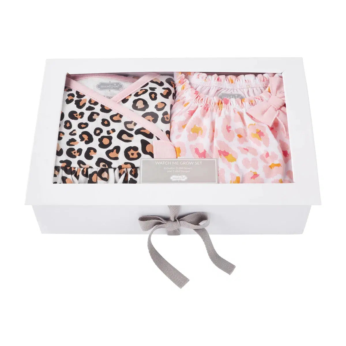 Mudpie-Leopard Watch Me Grow Set-10190215-0-3 & 3-6M-Legacy Toys
